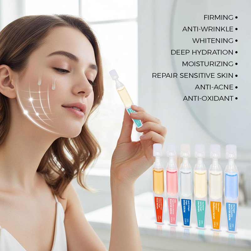 Single Dose Pdrn Polypeptide Salmon Dna Serum Curcuma Longa Turmeric Root Soothing Repair Serum for Face - 9
